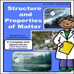 Matter Unit NGSS Aligned 2nd Grade