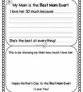 Mother's Day ~ My Mom Is the Best Sampler