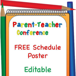Parent-Teacher Conference Schedule Poster