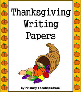 FREE Thanksgiving Writing Papers